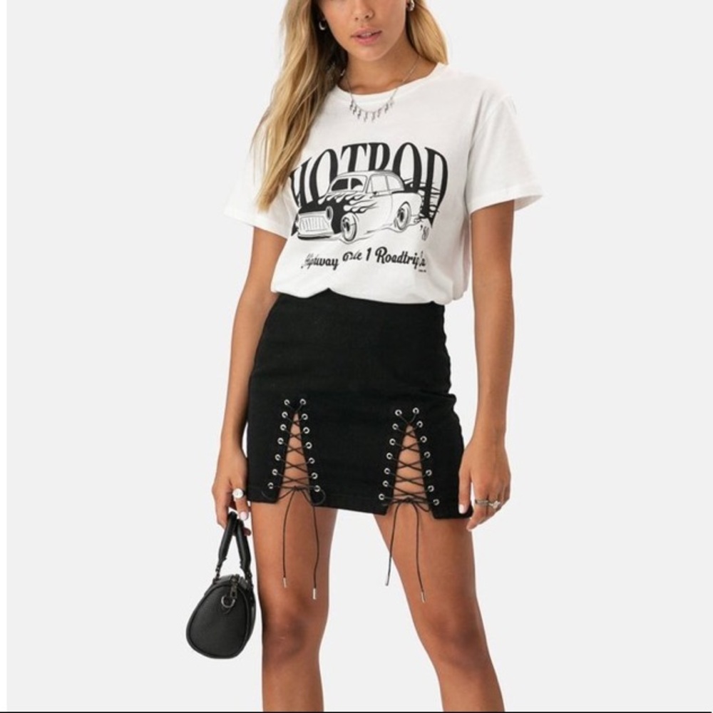 Adika Lace Up Skirt